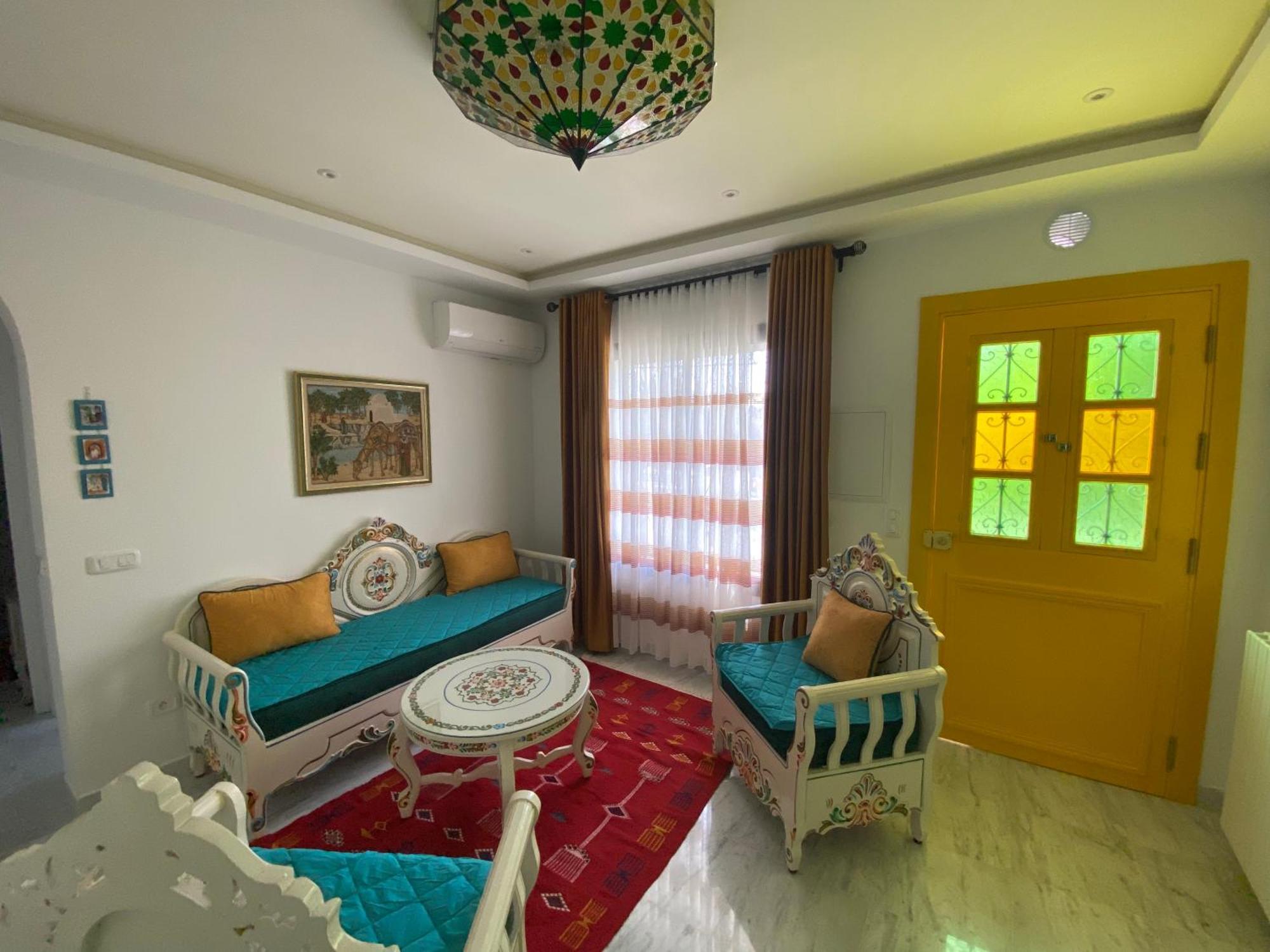 Marsa-Sidi Bousaid Cosy Authentic Apartment La Marsa Esterno foto